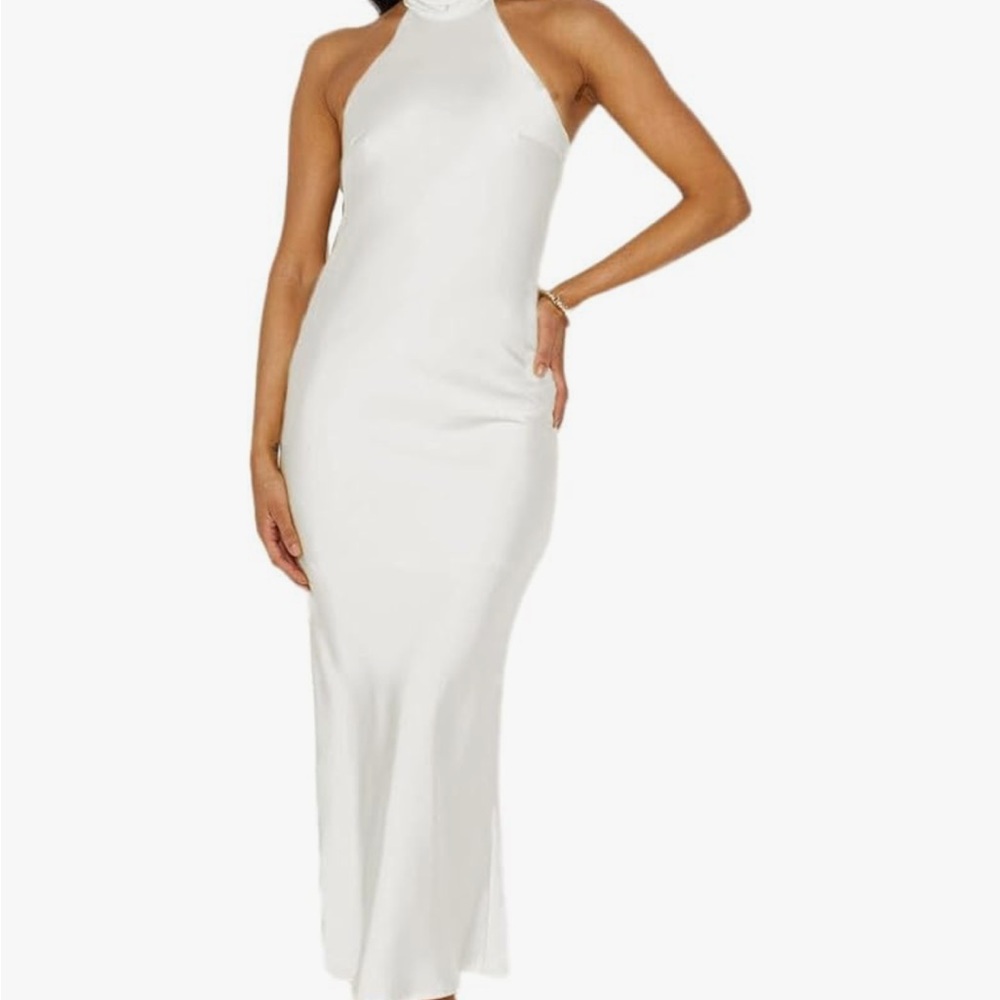 Chic Backless White Dress